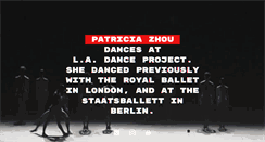Desktop Screenshot of patriciazhou.com